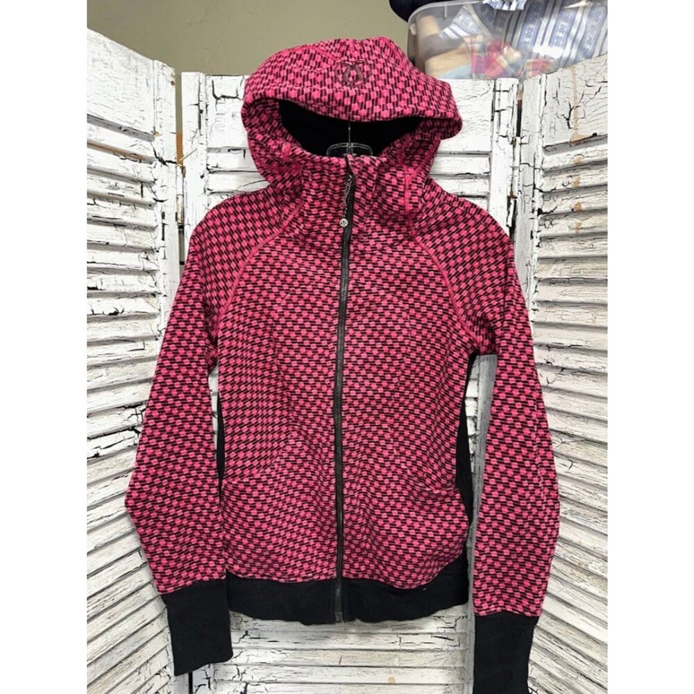 Women's Lululemon Scuba II Pink Jacket Size 4